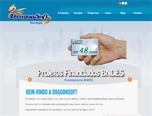 Tablet Screenshot of dragonsoft.com.br